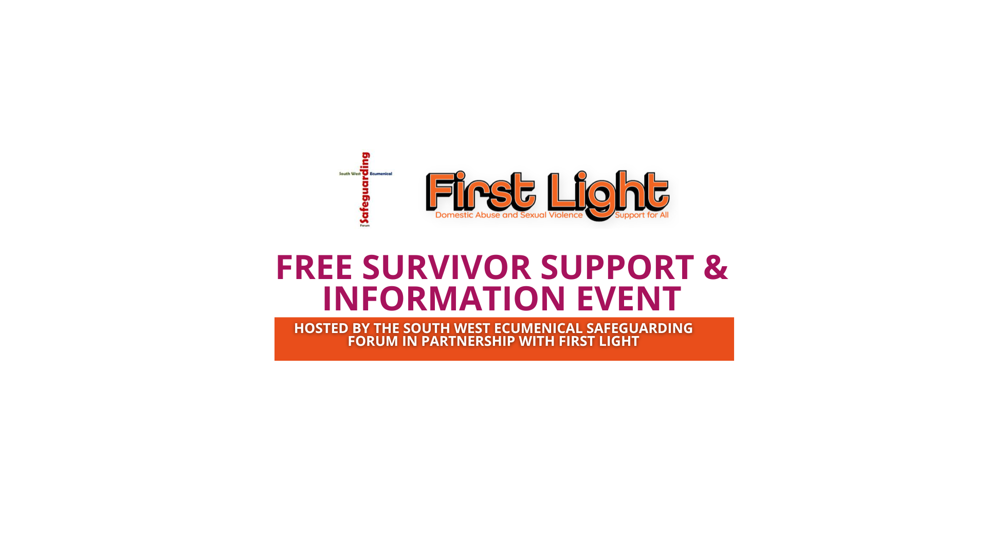 Free Survivor Support & Information Event